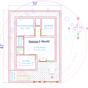 East Facing Residential Plan